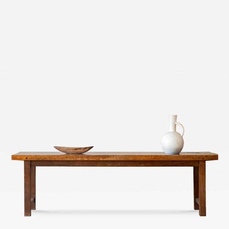 19th c French Elm Console