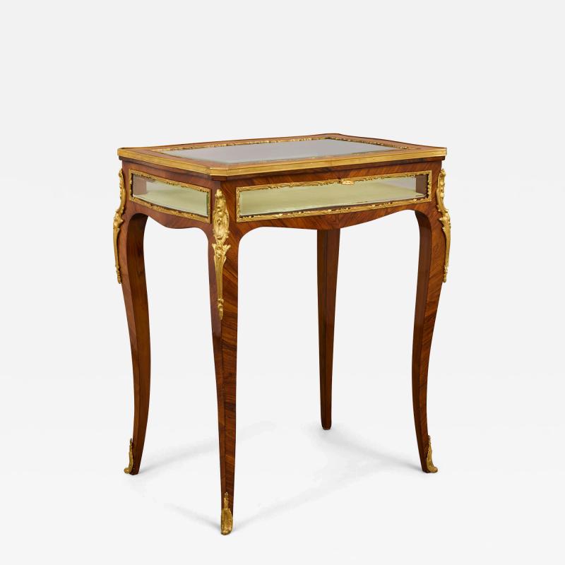 19th century French ormolu mounted bijouterie table