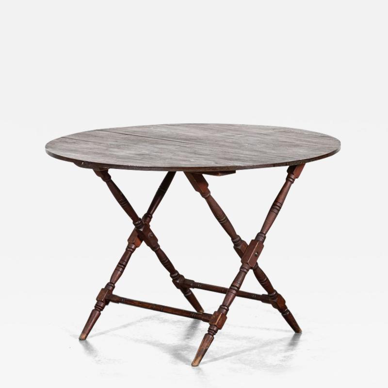 19thC English Mahogany Coaching Table
