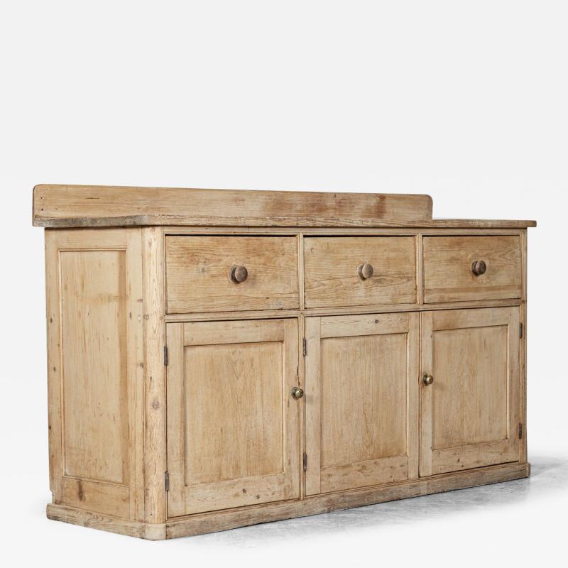 19thC English Pine Dresser Base