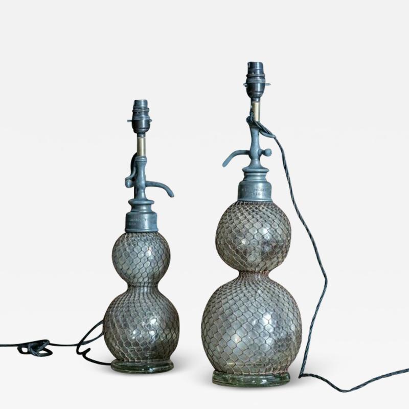 19thC French Seltzer Siphon Lamps