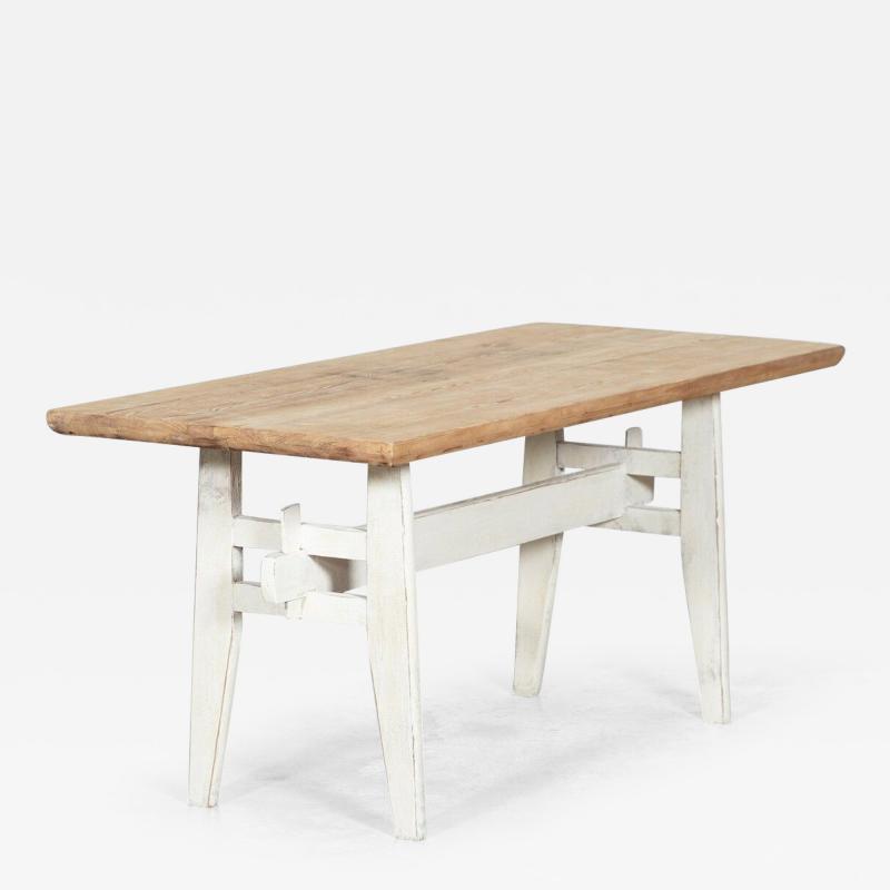 19thC Swedish Painted Serving Table