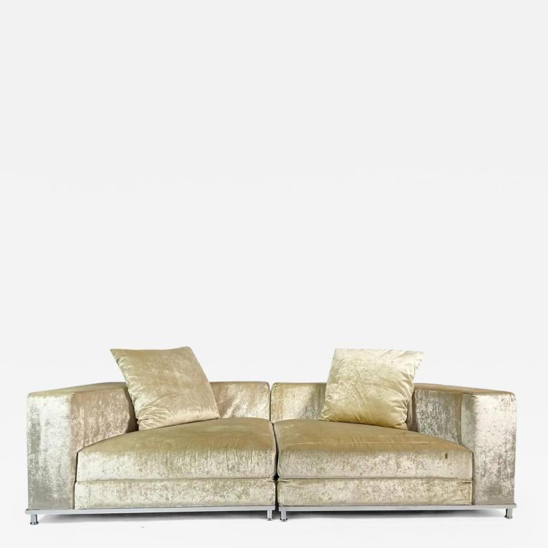 2 Piece Sectional Sofa made in Italy by Saba Italia