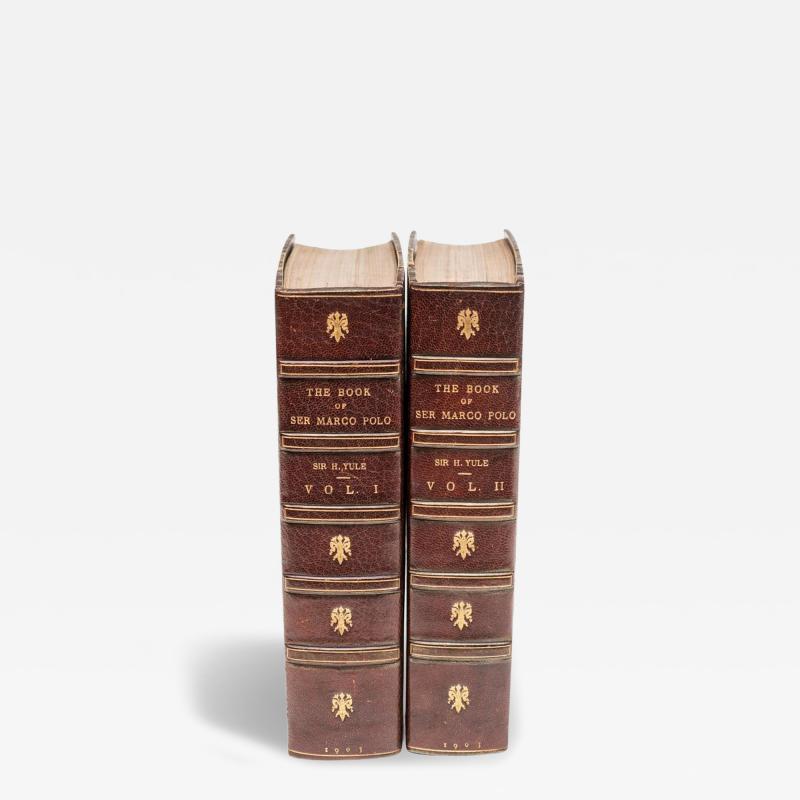 2 Vols Sir Henry Yule The Book Of Ser Marco Polo