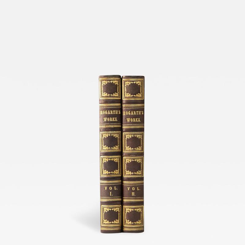 2 Volumes William Hogarth the Works