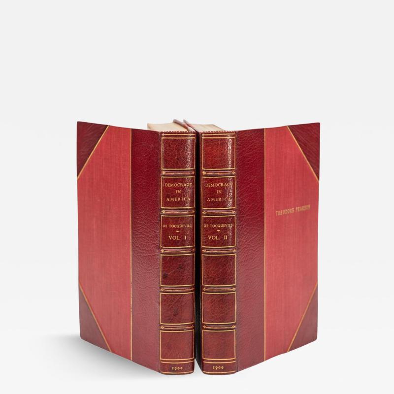 2 vol Alexis de Tocqueville Democracy in America Limited Ed 