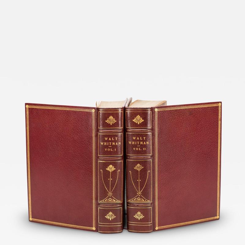 2 vol Walt Whitman The Complete Poetry and Prose of Walt Whitman Deathbed Ed