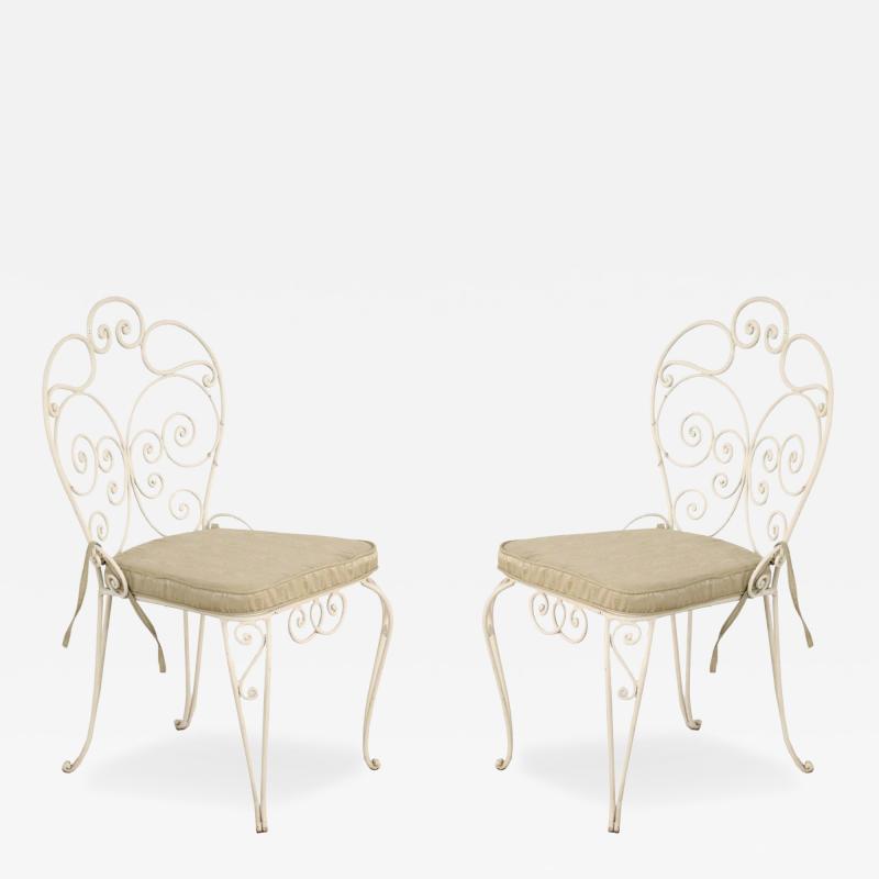 20 Outdoor Victorian Iron Side Chairs