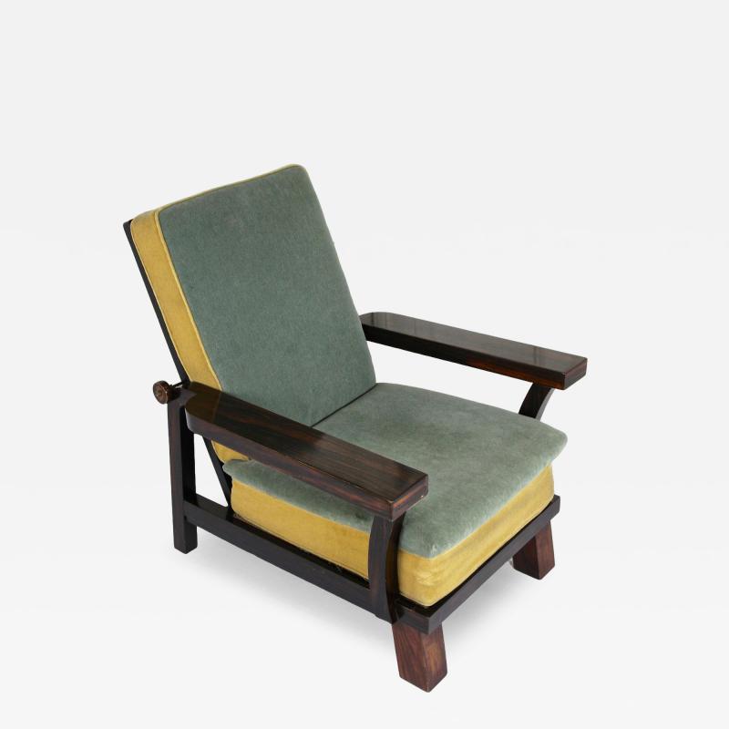 20th Century Art Deco Armchair Sitzmaschine by Fritz Gross AT circa 1935