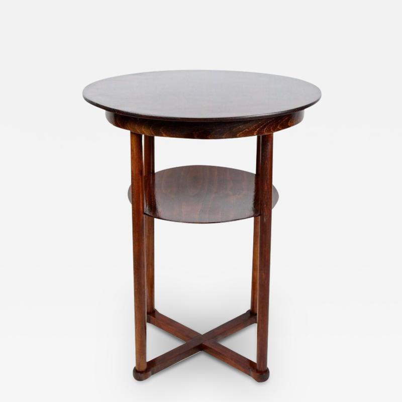 20th Century Art Nouveau Bentwood Side Table by Mundus Vienna Austria ca 1902