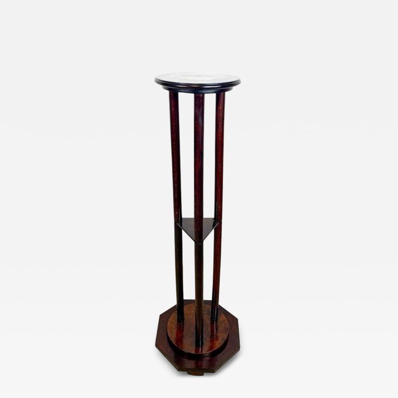 20th Century Art Nouveau Pedestal Bentwood Trimmed To Mahogany AT circa 1900