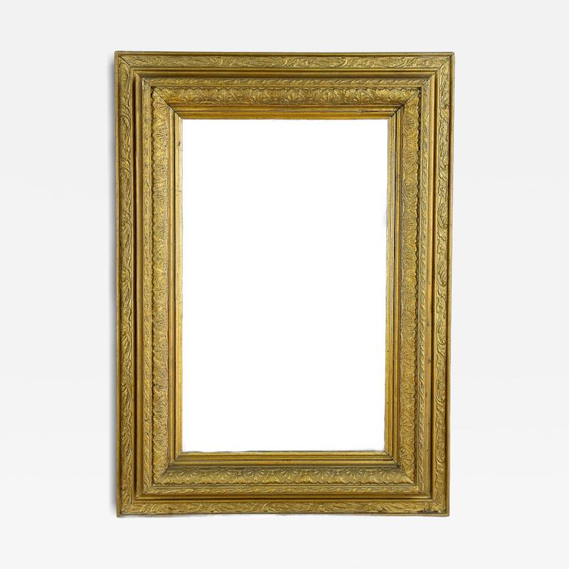 20th Century Art Nouveau Wall Mirror Bronzed Austria ca 1910