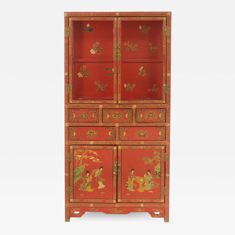20th Century Chinoiserie Decorated Cabinet