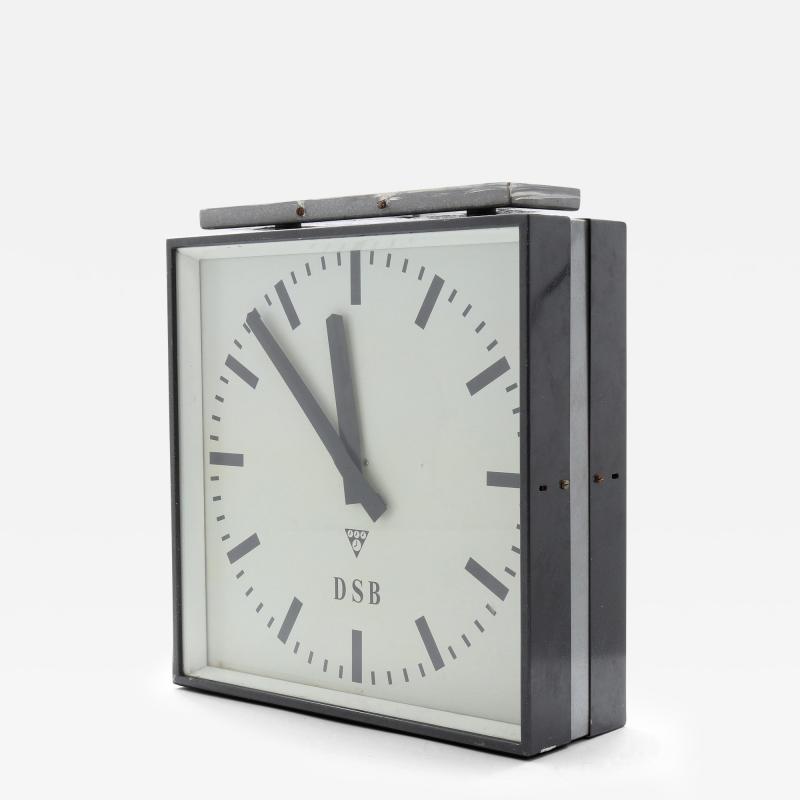 20th Century Danish Train Station Clock