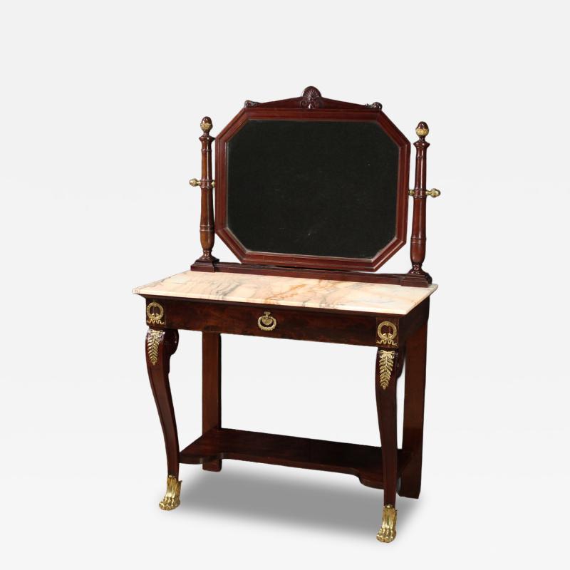 20th Century Empire Style Dressing Table
