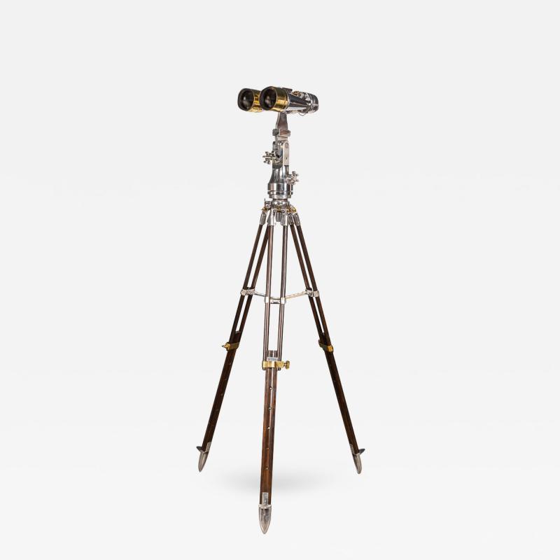 20th Century English Polished Observation Binoculars By Ross c 1940