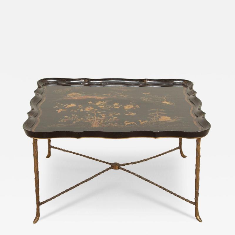 20th Century French Maison Bagues Chinoiserie Table