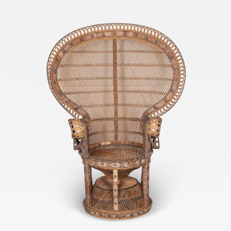 20th Century French Peacock Armchair