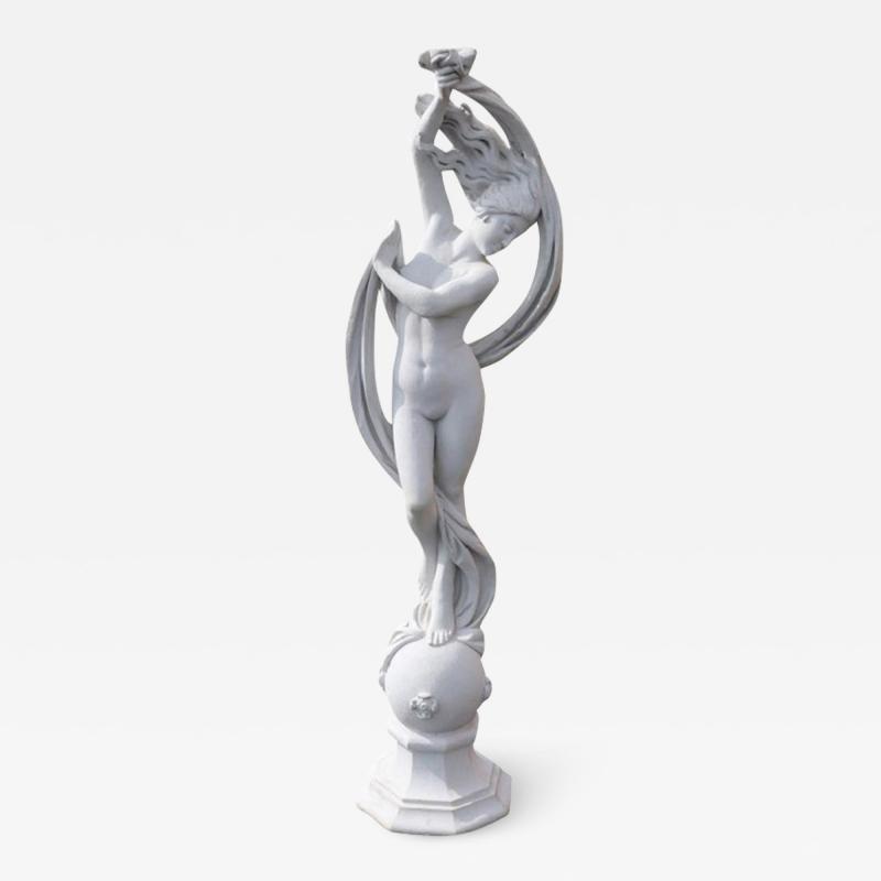 20th Century Italian Large Garden Statue Dancing Venus 