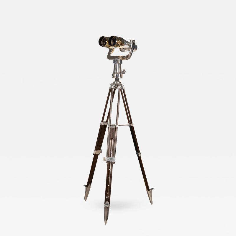 20th Century Japanese Polished Naval Bridge Binoculars By Kowa c 1960