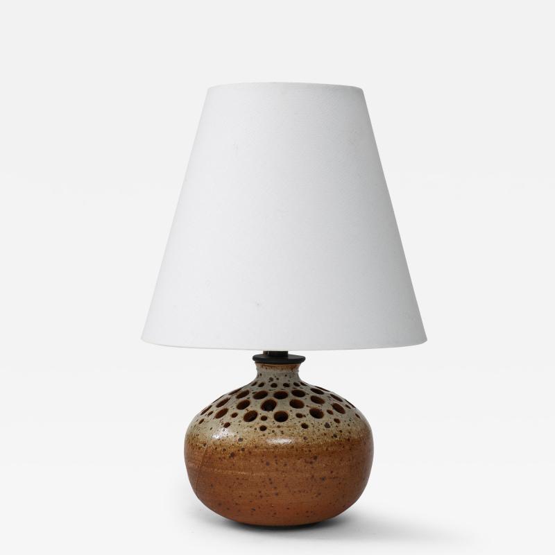 20th Century Stoneware Ceramic Table Lamp