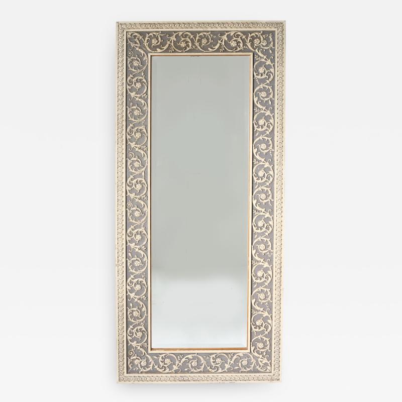 20th Century Wood Framed Wall Hanging Mirror