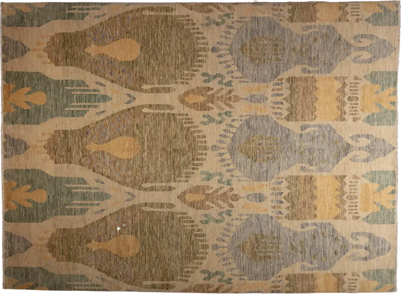21st Century Contemporary Ikat Rug