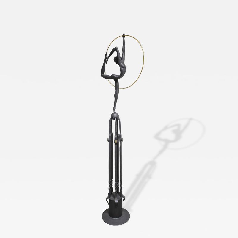 21st Century Metal Sculpture Dance Of The Elements Art Deco Style AT 2020