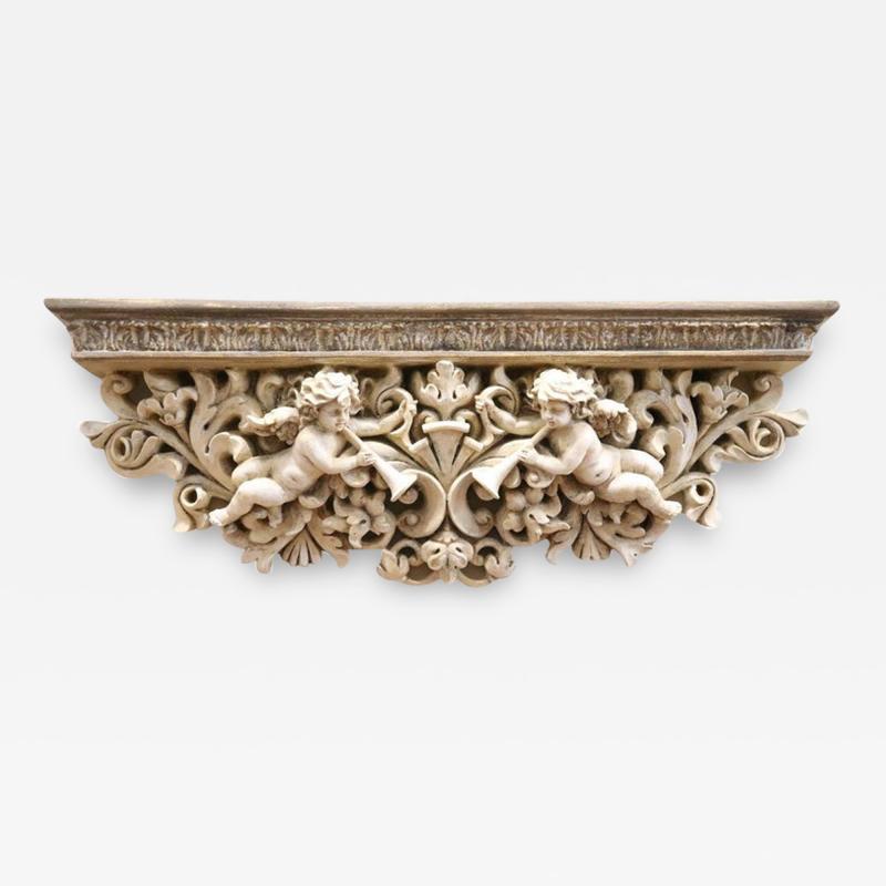 21th Century Italian Baroque Style Particular Wall Shelf