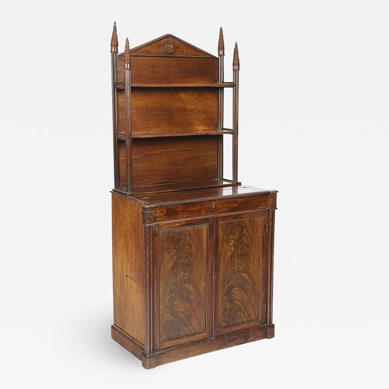 2261 Mahogany Gothic Bookcase