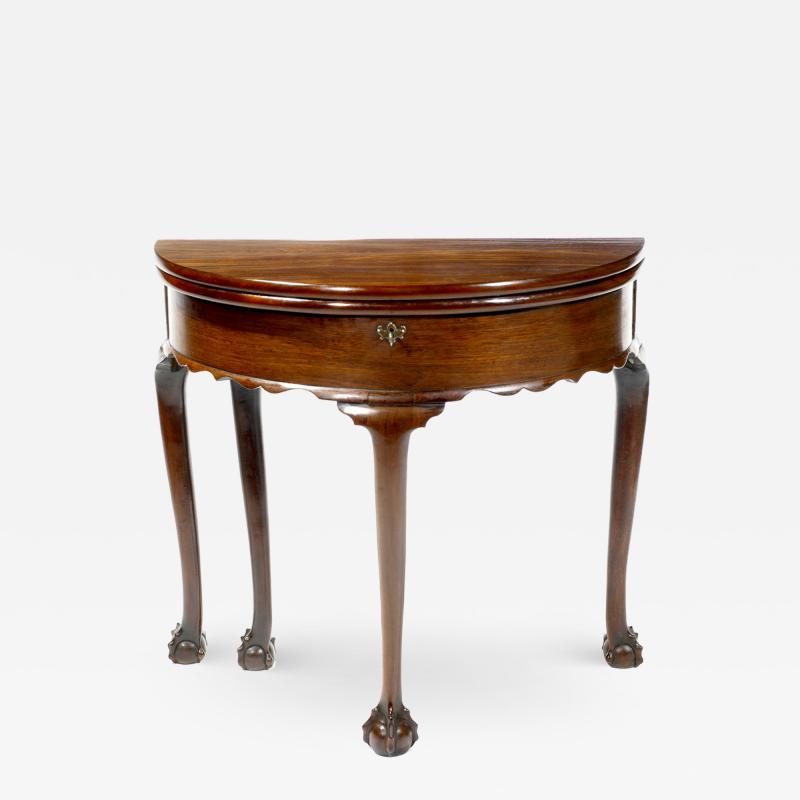 2550 19th Century Demilune Tea Table