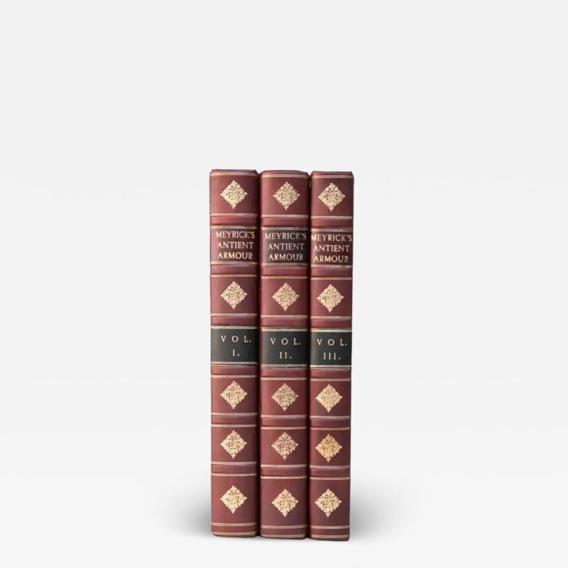 3 Volumes Samuel Rush Meyrick Ancient Armour 