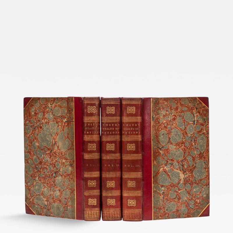 3 vol Adam Smith Wealth of Nations First Edinburgh Edition