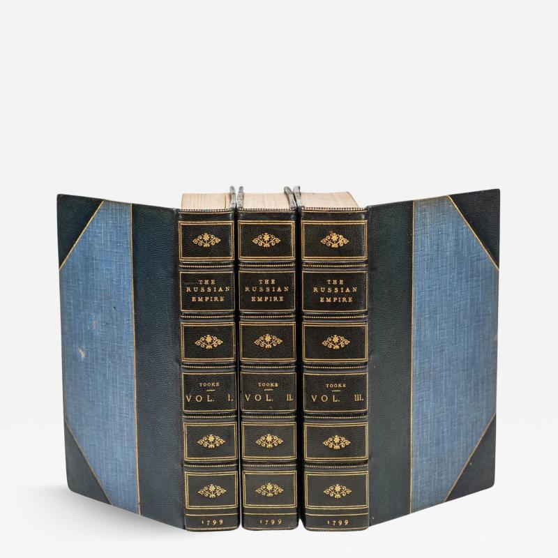 3 vol William Tooke View of the Russian Empire