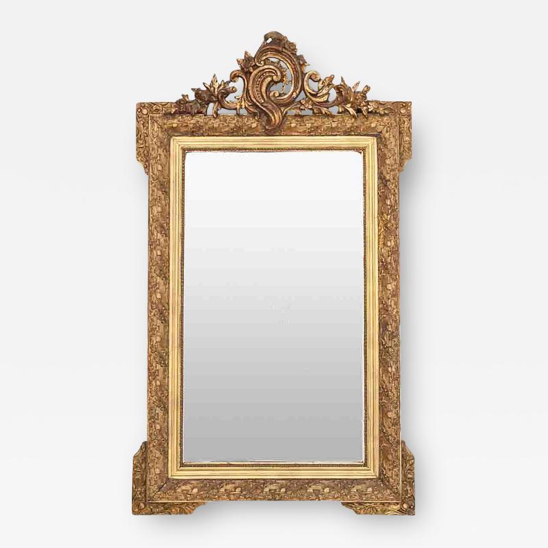 3049 19th Century Gilt Wall Mirror