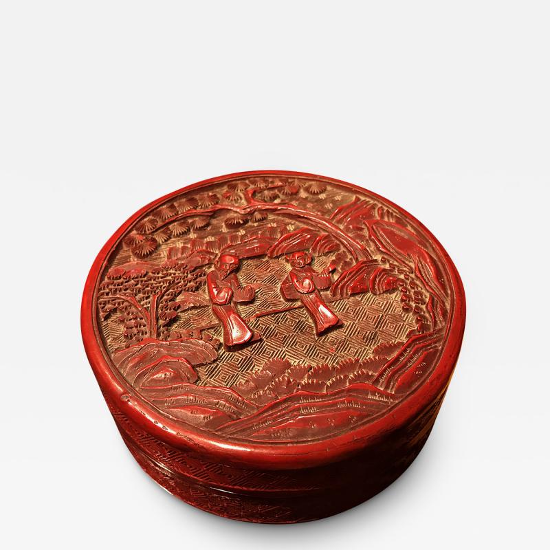 3057 Chinese Cinnabar Box