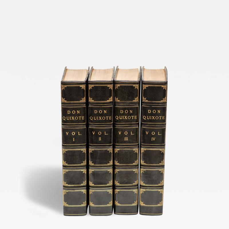 4 Volumes Cervantes Don Quixote