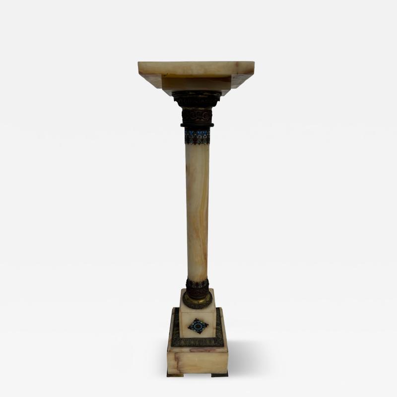 41 Onyx With Bronze Accents and Champleve Enameling