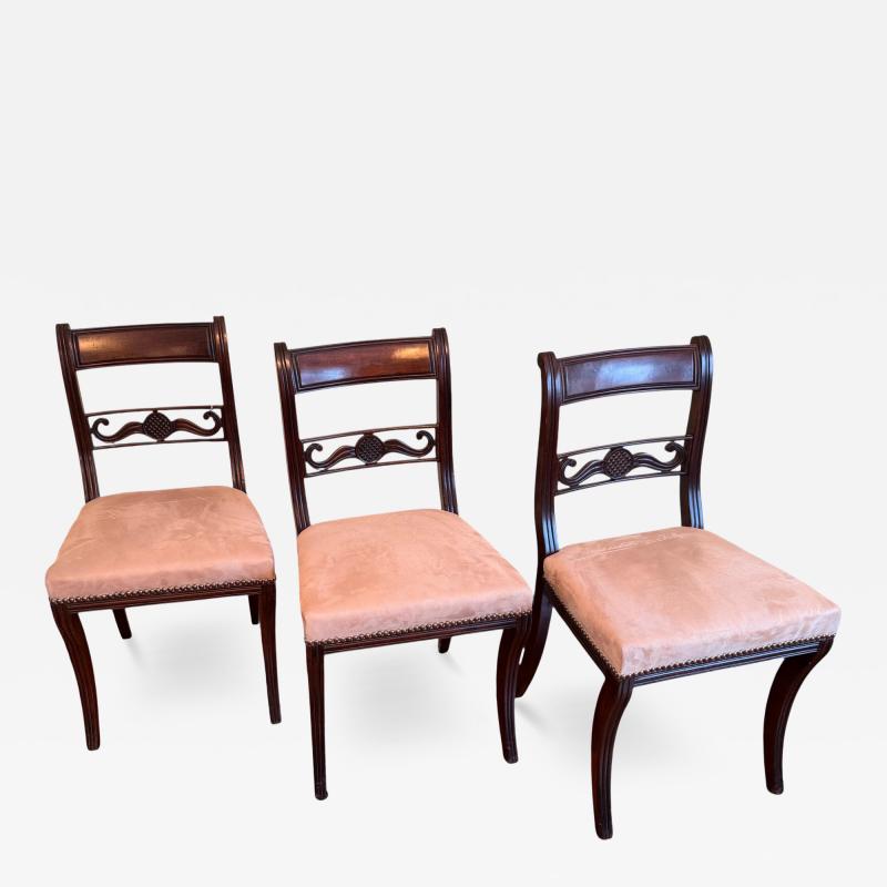 5 Regency Mahogany Dining Chairs