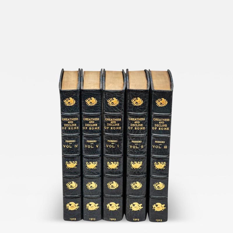 5 Volumes Guglielmo Ferrero The Greatness and Decline of Rome 