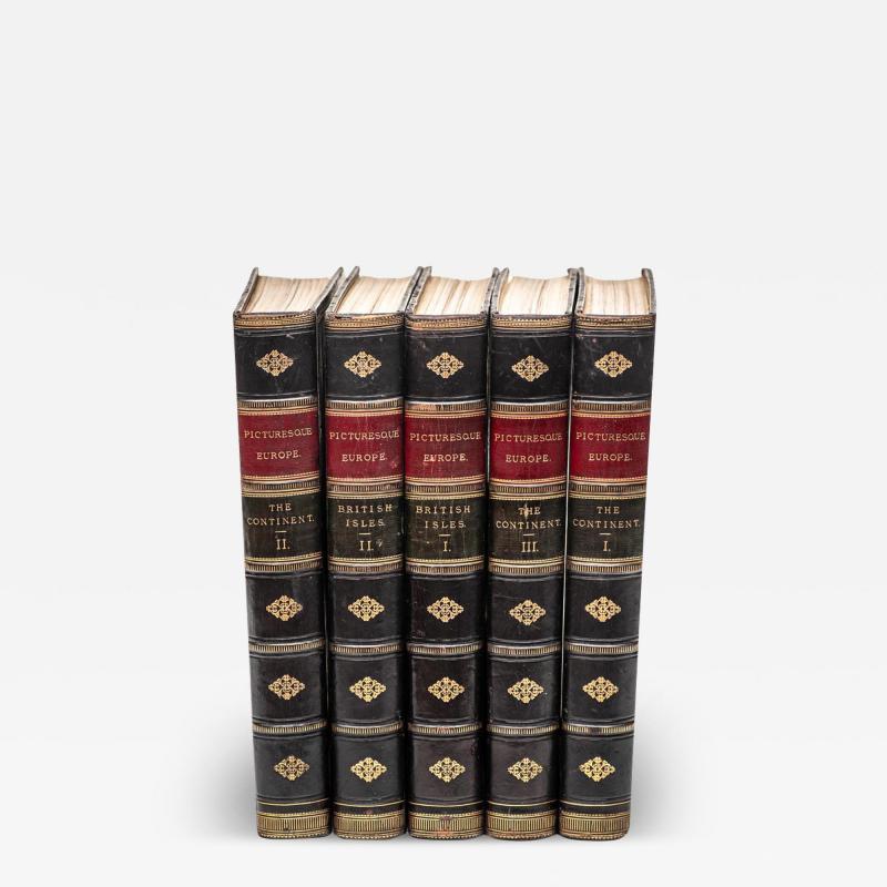 5 volumes Picturesque Europe