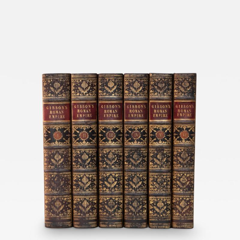6 Vols Edward Gibbon The History of the Decline and Fall of the Roman Empire