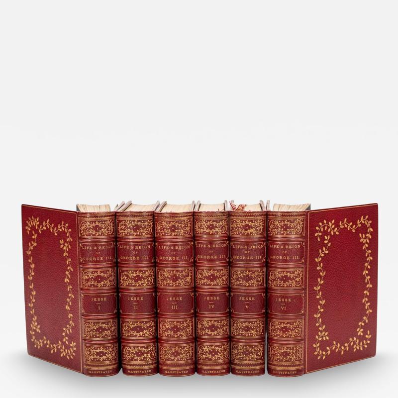 6 vol John Heneage Jesse Memoirs of the Life Reign of King George the Third