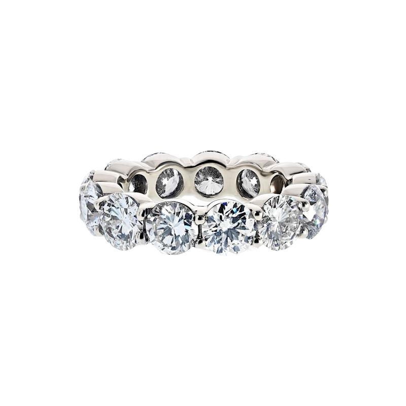 7 15cttw Round Brilliant Cut Diamond Eternity Ring
