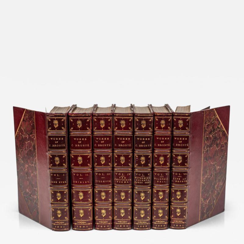 7 Vol Currer Bell Bronte Life and Works of Charlotte Bronte and Her Sisters