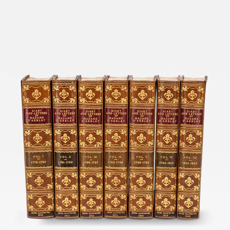 7 Volumes Madame DArblay Diary and Letters