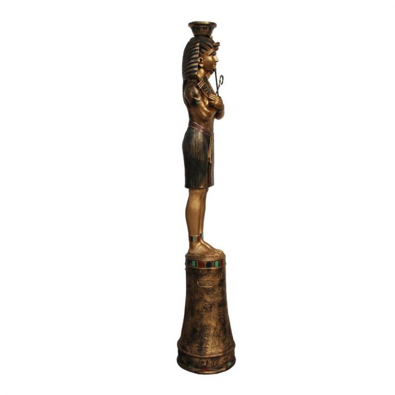 70" Egyptian Pharaoh Statue Floor Lamp