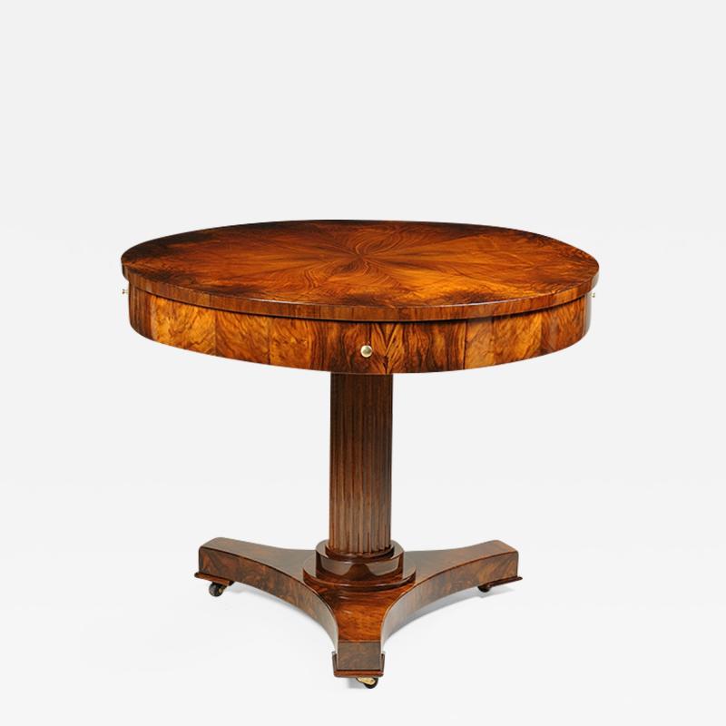 A Biedermeier Pedestal Table