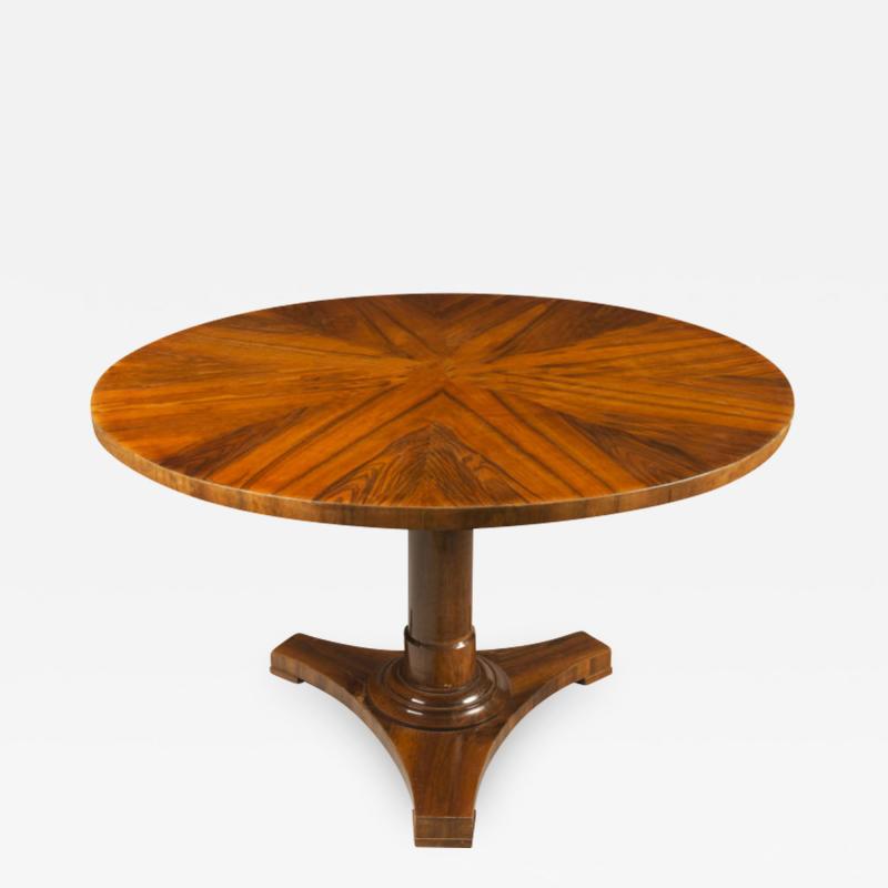 A Biedermeier Pedestal Table