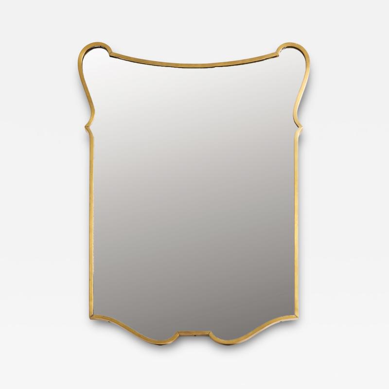 A Brass Shield Mirror